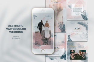 Aesthetic Watercolor Wedding Instagram