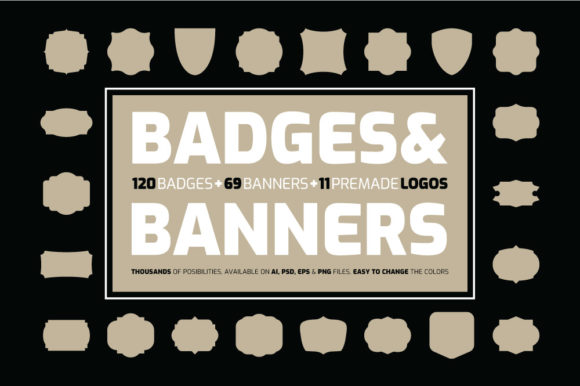 Badges Banners: A Creative Toolkit for Designers and Businesses