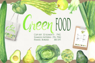 Green Food Clip Art for Creative Projects