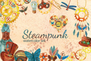 Steampunk Watercolor Clipart Set: A Strategic Tool for Creative and Professional Projects