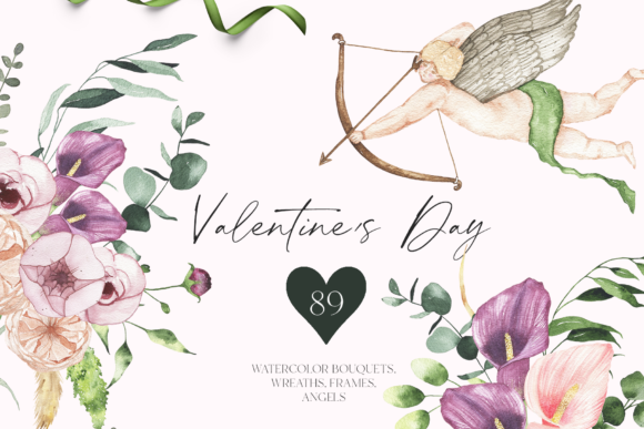 Valentine’s Day Watercolor Graphics: A Creative Collection for Every Occasion