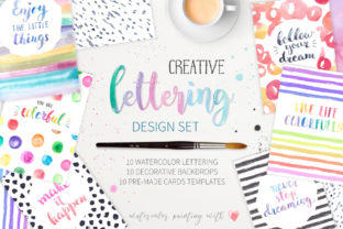 Watercolor Lettering Creative Set: A Versatile Tool for Artists and Designers
